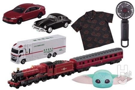 トミカプレミアムに『名探偵コナン』ジンの愛車ポルシェや『ハリー・ポッター』ホグワーツ特急がラインナップ!「月姫」アルクェイドのアロハシャツや「仮面ライダー」ハンディファンといった夏向けアイテムも新登場