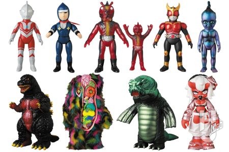【最新ソフビ情報】『ゴジラ VS スペースゴジラ』 (2期)や、超クウガ展限定の金ラメ赤クリア版「仮面ライダークウガ」、楳図かずおの『わたしは真悟』などメディコムトイより続々登場