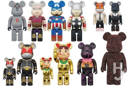 ベアブリック最新情報!6月14日(土)から開催の「超クウガ展」東京会場にて発売される製品や『BATMAN: HUSH』ハーレイクイン、「PlayStation」モチーフ、「ラオウ」など一挙にご紹介【メディコム・トイ】