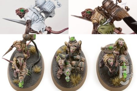 シタデルカラーの「染め塗り」を活かしたスケイヴンの完成作例「ワープスパーク・ウェポンバッテリー」をご紹介!武器を選んで作り上げるワクワク感!ひと箱でスケイヴンのユニークさを味わおう
