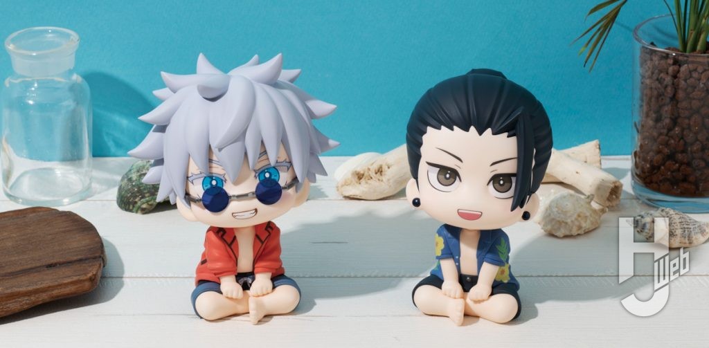 五条悟と夏油傑のデフォルメフィギュア沖縄バージョンの画像