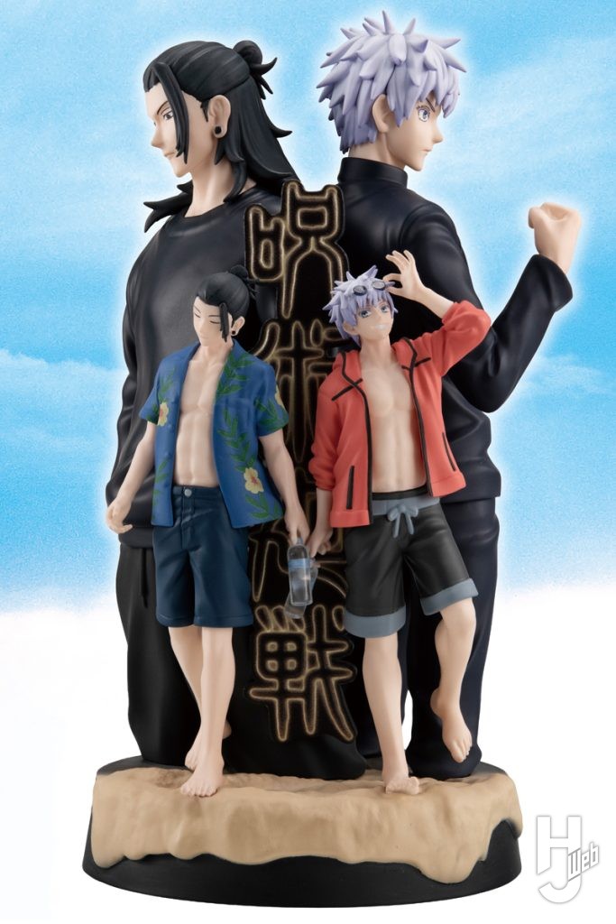 夏油傑と五条悟のディオラマ風フィギュアのメイン画像