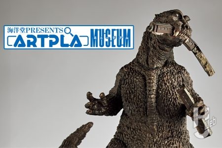 “松村造形ゴジラ”塗装サンプル公開。歴代のさまざまなゴジラのエッセンスを再構築・再創造して形作られた、海洋堂のゴジラが登場!松村氏のコメントも掲載