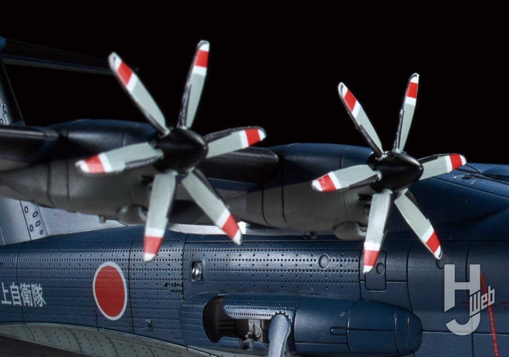 海上自衛隊 救難飛行艇 US-2 6翅プロペラ
