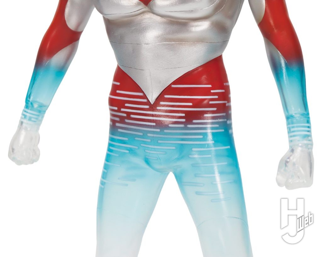 テレポーテーションするウルトラマンBタイプのフィギュアのアップ画像