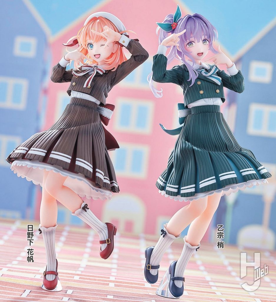 フィギュア新製品「日野下 花帆、乙宗 梢　フォーチュンムービーVer.」の全体画像
