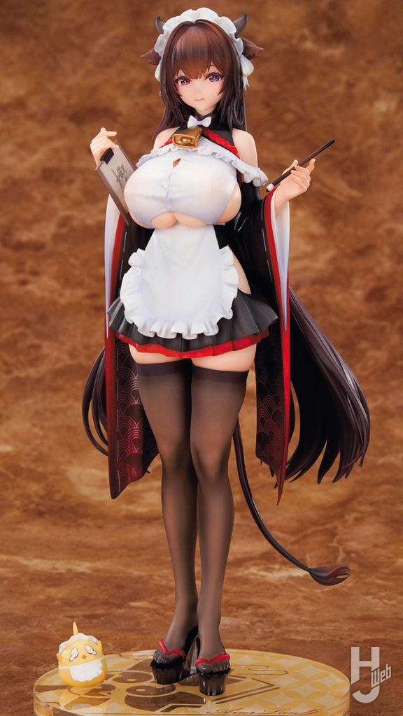 フィギュア新製品「樫野 つまずきトラブルメイドVer.」の全体画像