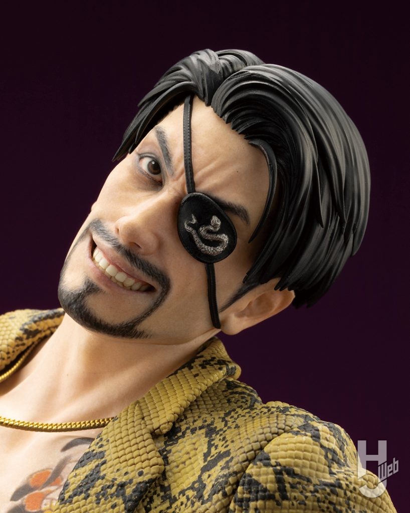 真島吾朗のフィギュアのアップ画像その1