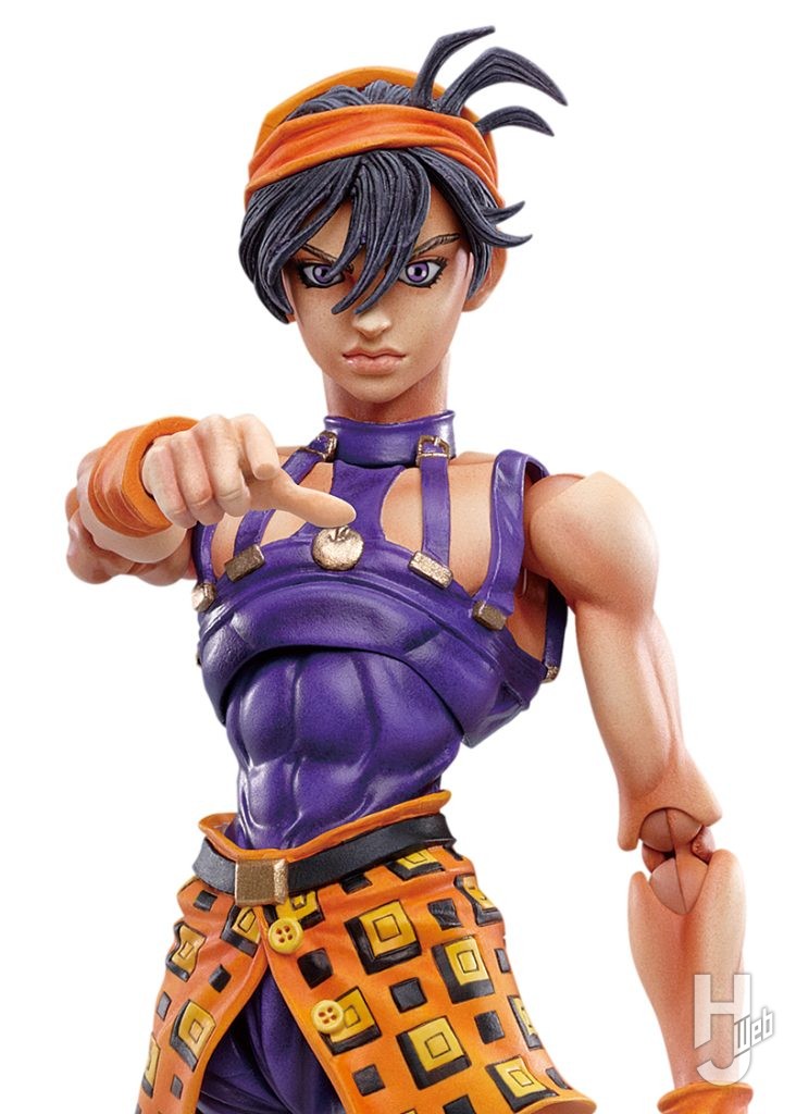 ナランチャ・ギルガの可動フィギュアのアップ画像