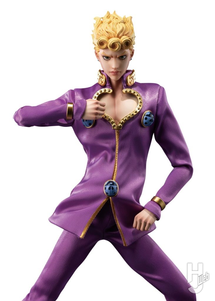 ジョルノ・ジョバァーナの可動フィギュアのアップ画像