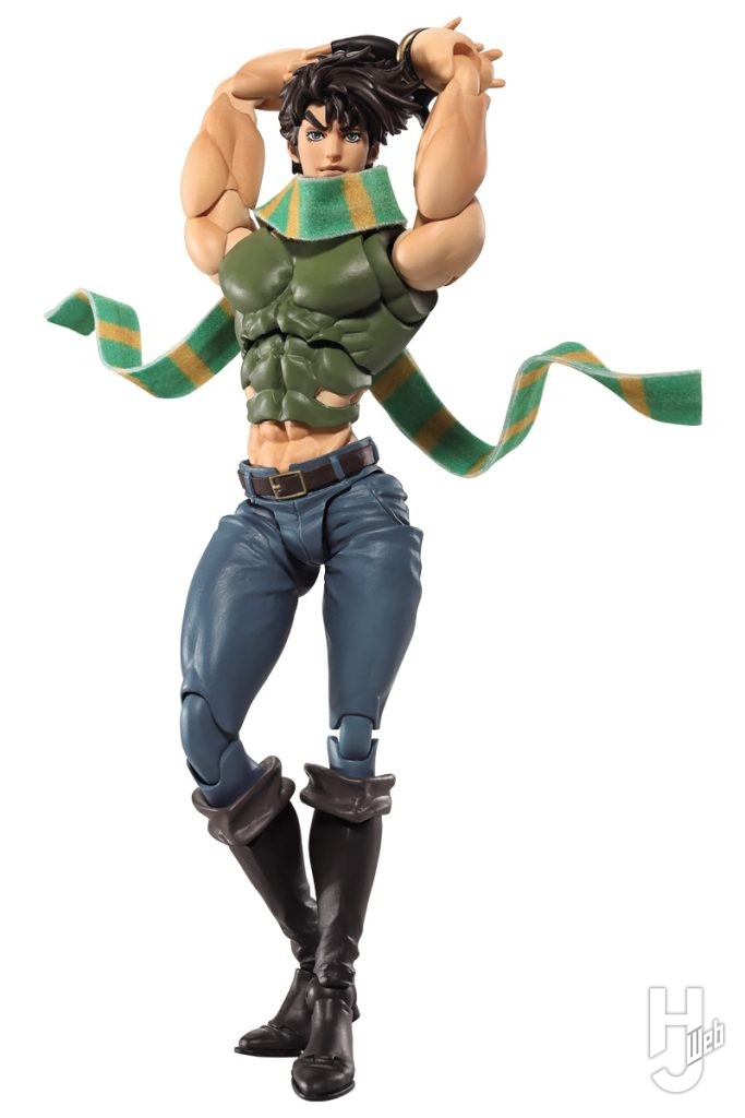 ジョセフ・ジョースターの可動フィギュアの画像