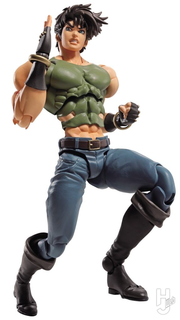 ジョセフ・ジョースターの可動フィギュアの全体画像