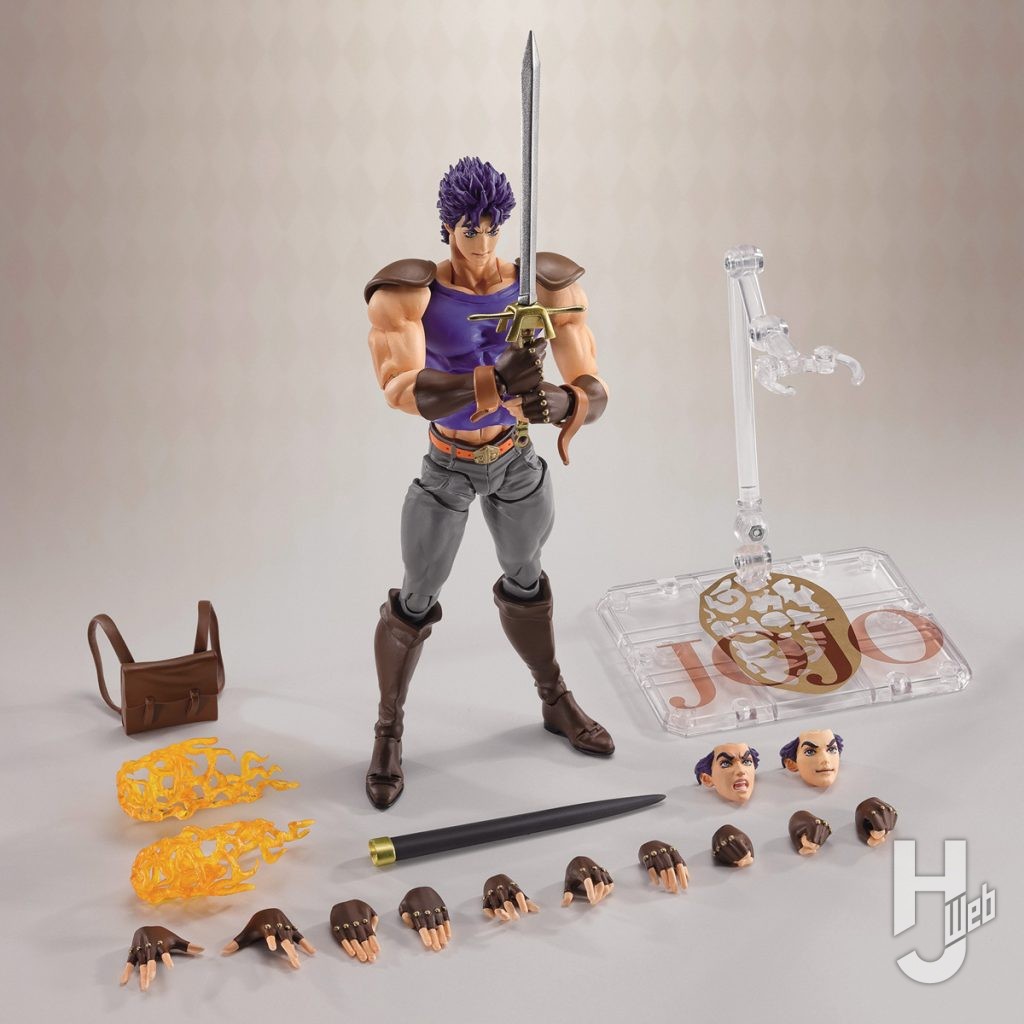 ジョナサン・ジョースターの可動フィギュアのパーツの画像