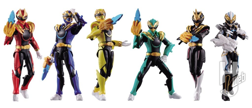 ゴジュウジャーの食玩フィギュアの画像
