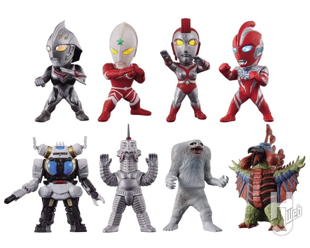 ウルトラマンの食玩デフォルメフィギュアの画像