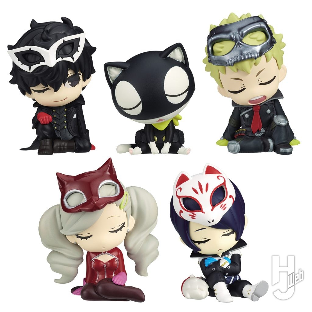 ペルソナ5のカプセルトイフィギュアの画像