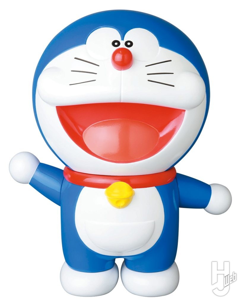 ドラえもんのソフビフィギュアの画像