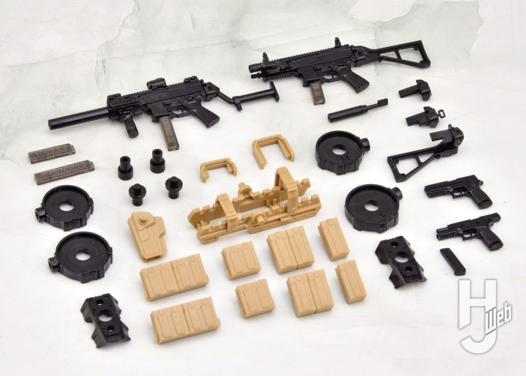 プラモデルメガミデバイス装備セットのパーツの画像その2