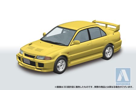 【2025年10月新製品】青島文化教材社「CE9A ランサーGSRエボリューションⅢ 1995 ダンデライオンイエロー」