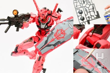 メタリックの「ランナー塗装」と「スミ入れ」のちょい足しでかっこよく!最新ガンプラ「HG 赤いガンダム」を製作レビュー【機動戦士Gundam GQuuuuuuX(ジークアクス)】
