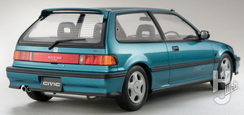 畠中浩（ももふく模形舎）製作「ホンダ-シビック-SiR（FE9）（1990）」リア寄り
