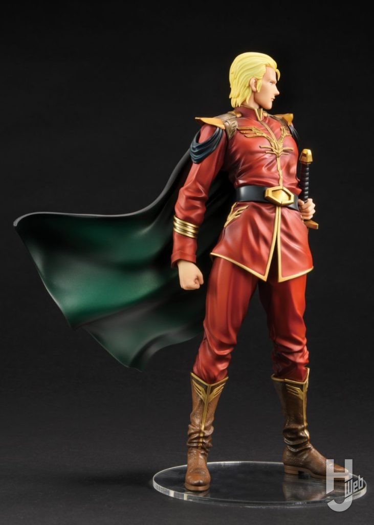 シャア・アズナブル総帥のフィギュアの全体画像