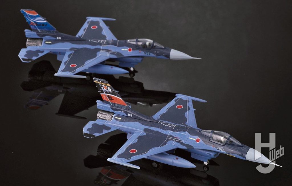 航空自衛隊 F-2A 空自創設70周年&築城基地開設70周年記念塗装機 2機セット
