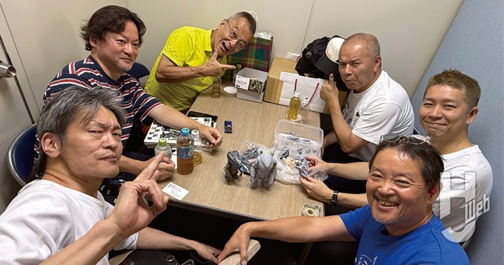 横山宏、MAX渡辺、サイトウヒール氏やせど氏らを交えて打ち合わせ