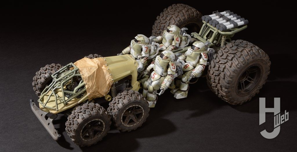 傭兵軍 装甲戦闘服 A.F.S. Mk.I & A.F.S. Mk.II　傭兵軍 装甲戦闘服運搬車両 兵員輸送ビークル　製作／MAX渡辺