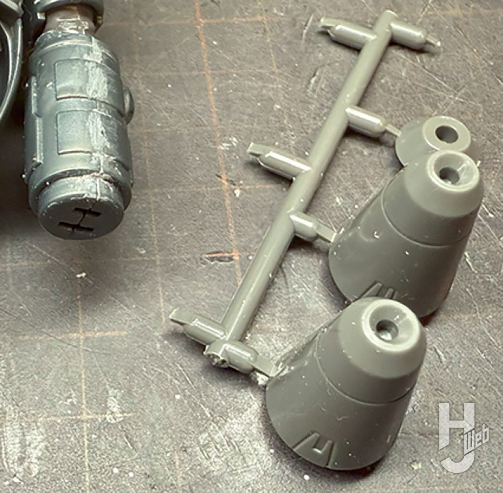 傭兵軍 装甲戦闘服 A.F.S. Mk.I & A.F.S. Mk.II　製作／横山宏　レーザー基部