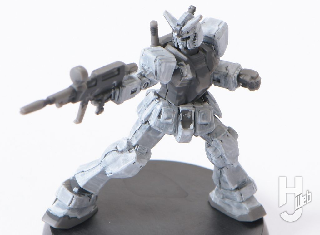 「ガンダムアッセンブル」白塗装2