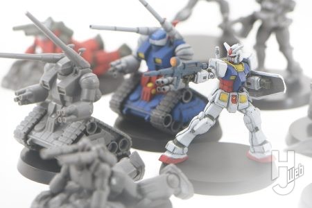 水性塗料「ガンダムアッセンブルカラー」を使用してV作戦の3体を筆塗り製作!ミニチュアサイズのガンプラ「ガンダムアッセンブル」が発売中! 【ガンダムアッセンブル/ガンダムカードゲーム】