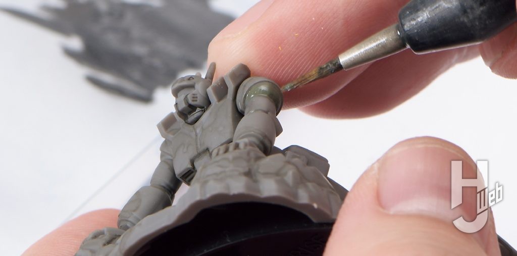 「ガンダムアッセンブル」ガンキャノン塗装1
