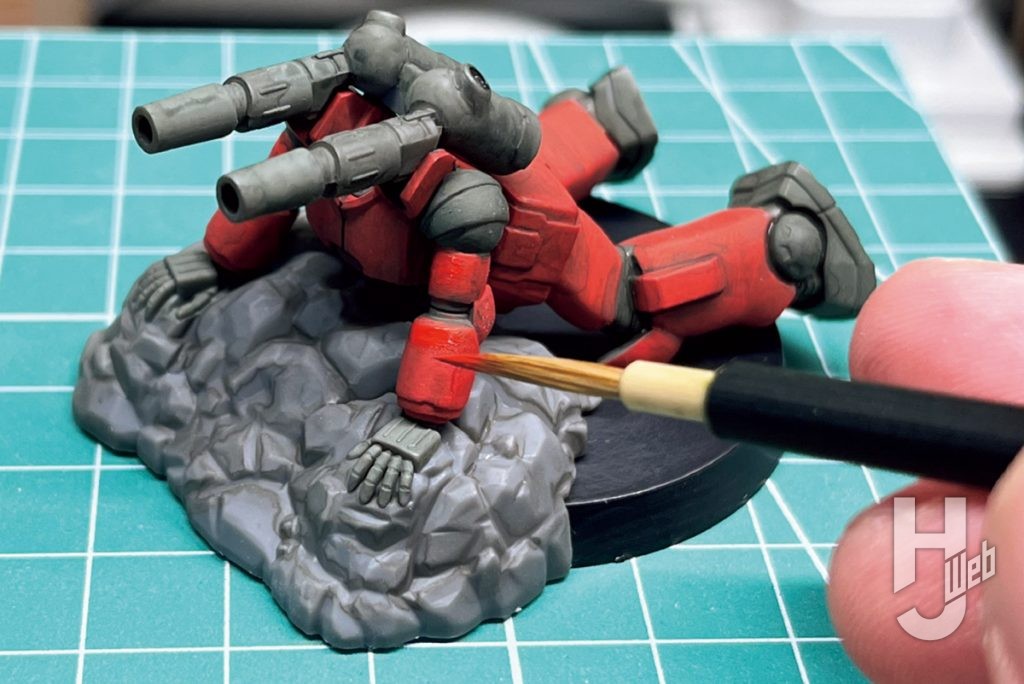 「ガンダムアッセンブル」ガンキャノン塗装4