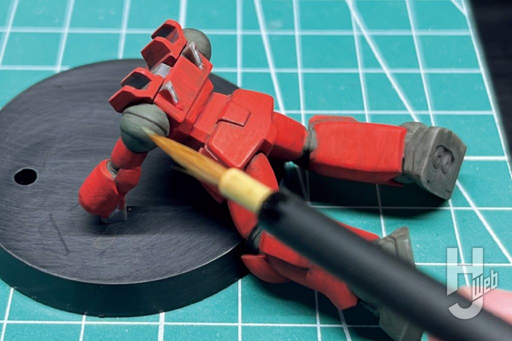 「ガンダムアッセンブル」ガンキャノン塗装5