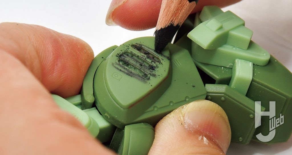 けんたろう製作「ウェーブ 1/35 スコープドッグ」塗装過程5