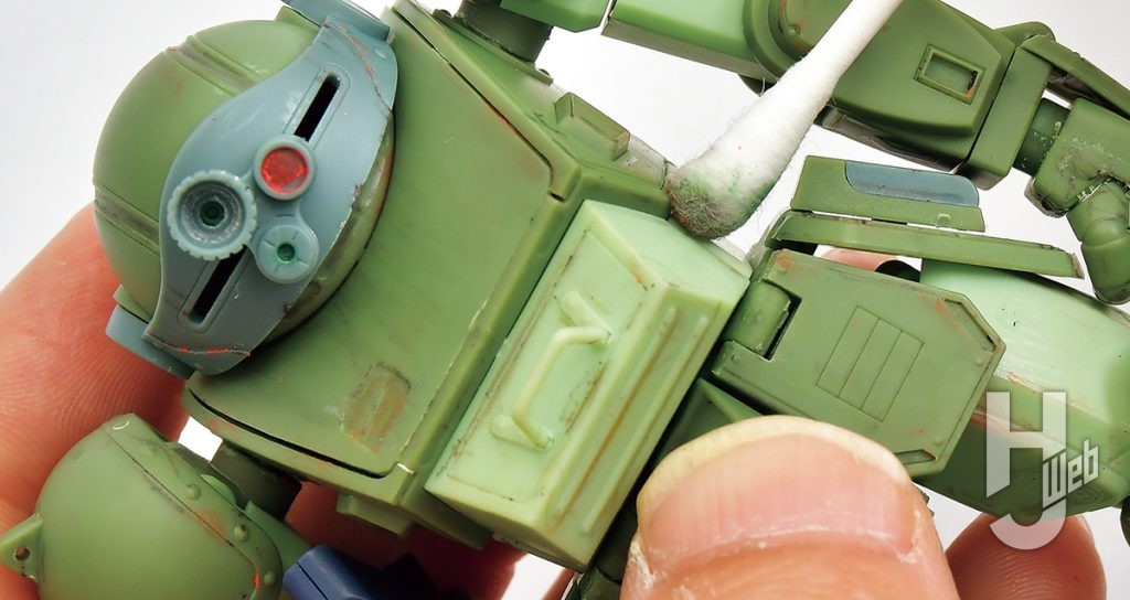 けんたろう製作「ウェーブ 1/35 スコープドッグ」塗装過程11