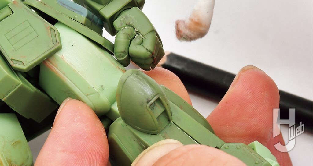 けんたろう製作「ウェーブ 1/35 スコープドッグ」塗装過程13