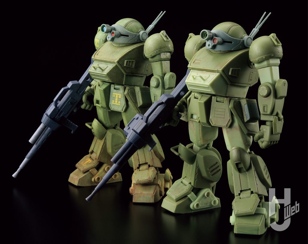 けんたろう製作「ウェーブ 1/35 スコープドッグ」と、フミテシ製作「ウェーブ 1/35 スコープドッグ RS適正試験仕様」