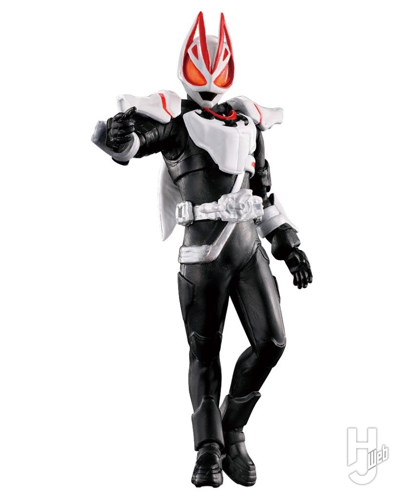 仮面ライダーギーツのカプセルフィギュアの画像