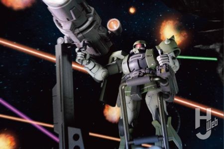 メガハウス マシンビルドシリーズより「スキウレ」がまさかの立体化!設定画稿をモチーフにHGUC ザクIIとともに製作!