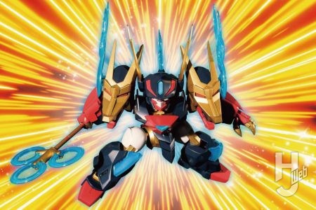 カケルの新魔神「皇龍丸」もレビュー作例! 基本ディテールアップに加え、クリアーパーツの透明度を残した水色塗装にも注目!