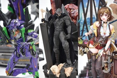 新たな「ベルセルク」プラキットや「エヴァ」アクションフィギュア、「ライザのアトリエ3」「攻殻機動隊」「GANTZ」「アズレン」などハイクオリティなスタチューもお披露目【プライム1スタジオ】