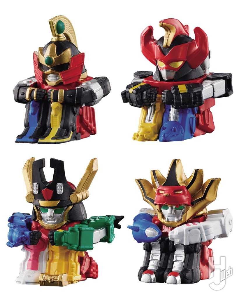 スーパー戦隊ロボのまちぼうけでデフォルメフィギュアの画像