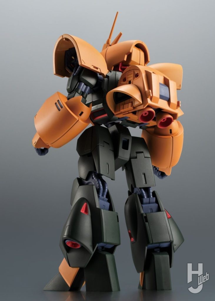 アッシマーの可動フィギュアの後ろ姿の画像
