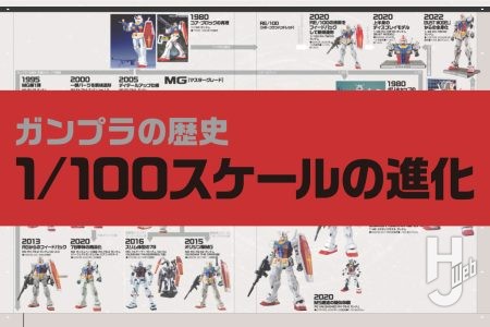1/100スケール「RX-78-2 ガンダム」の進化を辿る。コア・ブロック・システムの変形・内蔵を実現、プロポーション、ディテール、可動など“究極のガンプラ”開発からのバージョンアップとは【ガンプラ45周年記念】