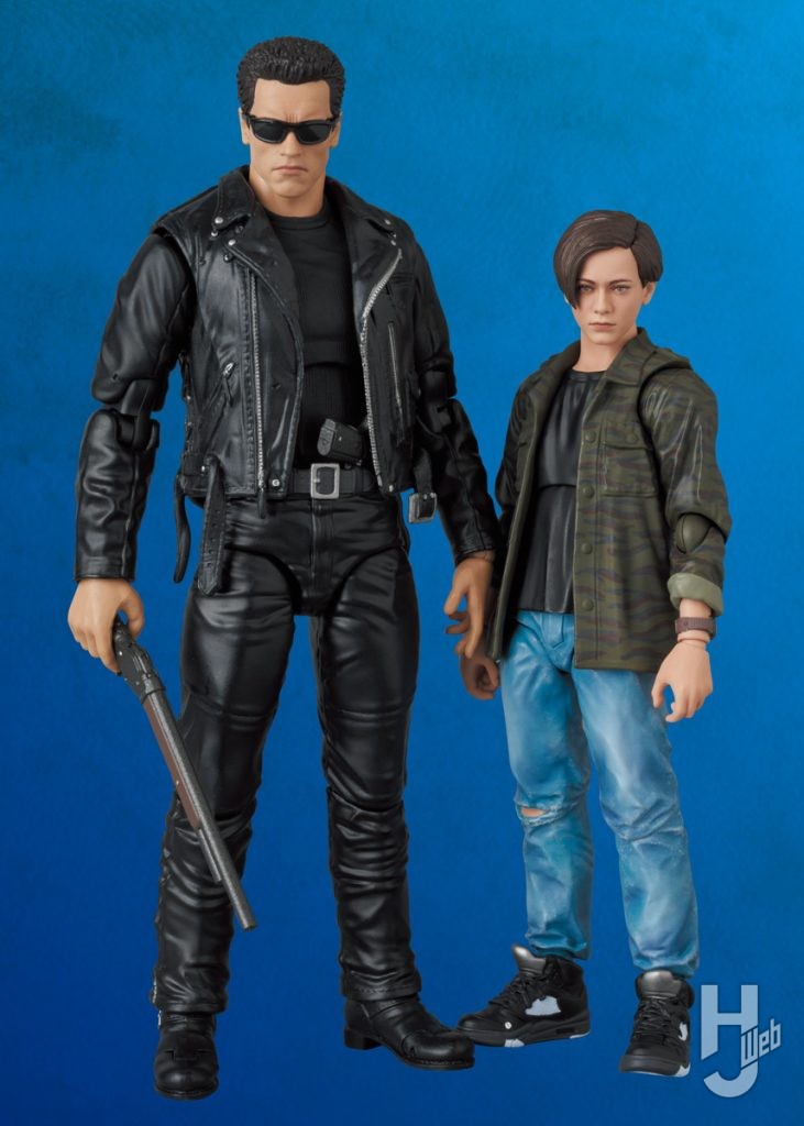 T-800とジョン・コナーの可動フィギュアのメイン画像