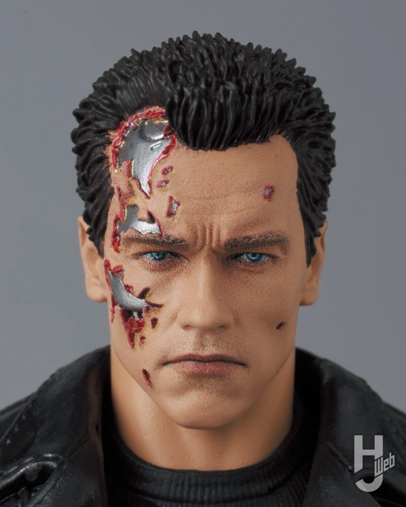 T-800の可動フィギュアの頭部パーツの画像その2