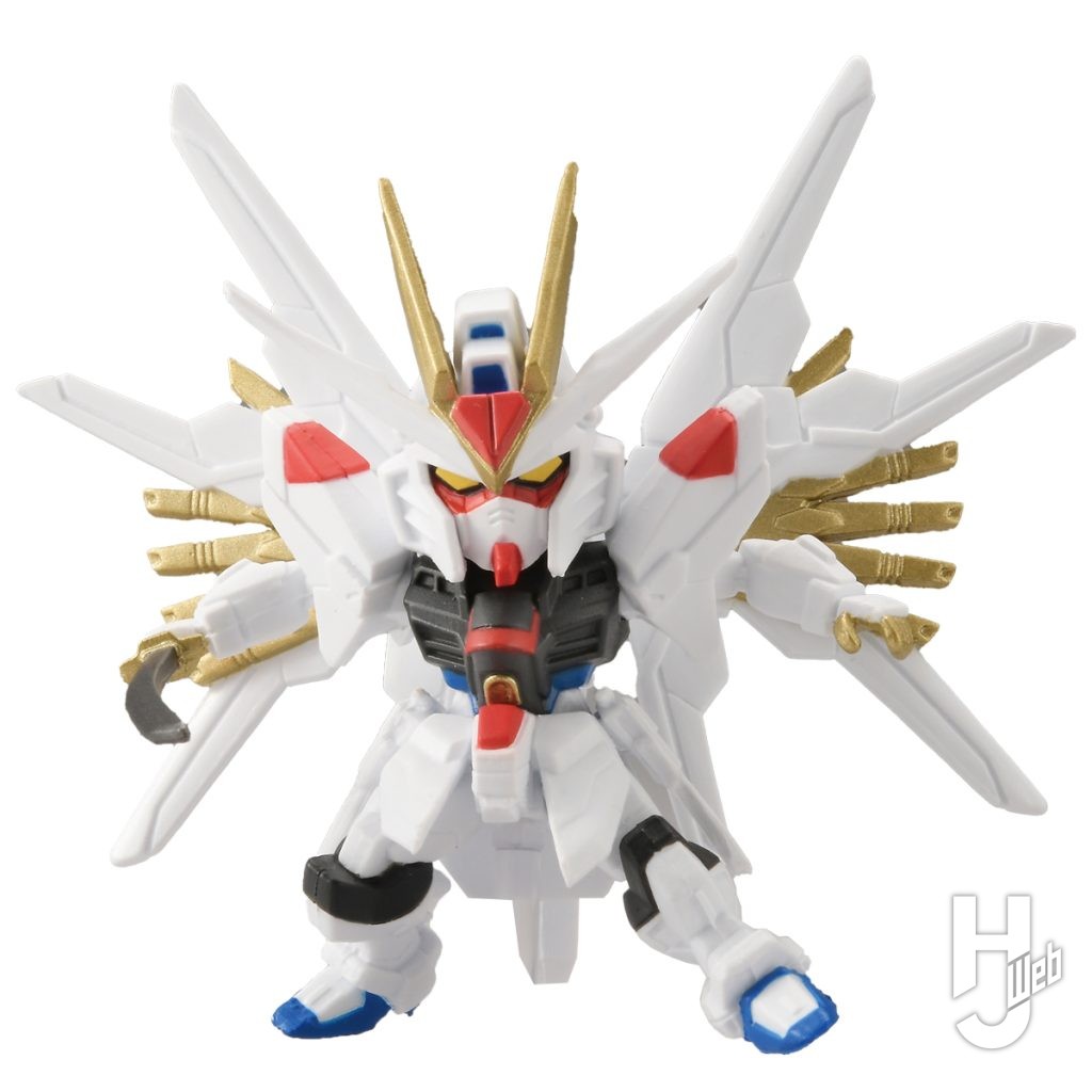 マイティーストライクフリーダムガンダムのカプセルフィギュアの画像
