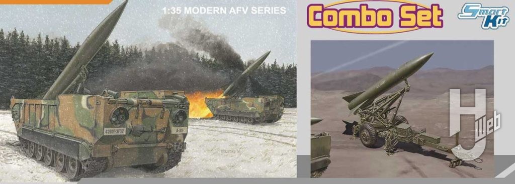 アメリカ軍 M752 自走ミサイルランチャー ランス&MGM-52 ランス ミサイルランチャー コンボセット
